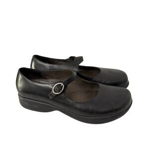 Dansko Shoes Women’s Size 9 US Black Leather Mary Jane Buckle Brazil 39 EU